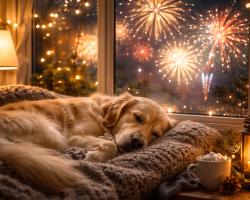 Czworonogi w Sylwestra cierpią z powodu hałasu fajerwerków? 