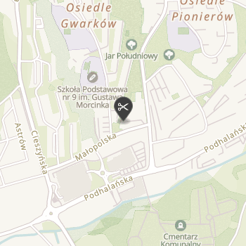 Salon Psiej Urody"Pupil" na mapie