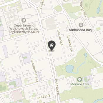 Cztery Łapy na mapie