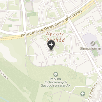 Wyżyny na mapie