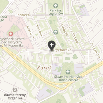 Cztery Łapy na mapie