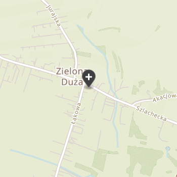 Lecznica na Zielonej na mapie