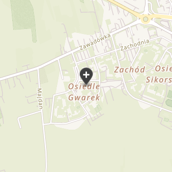 Cztery Łapy na mapie
